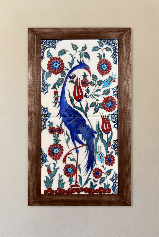 Coral Red Tree of Life Special Series Tile Art