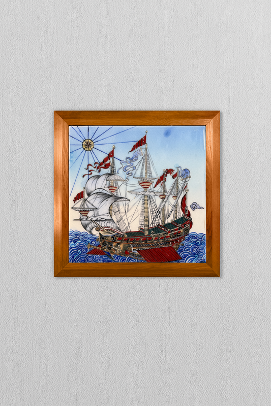 Ottoman Galleon Iznik Art